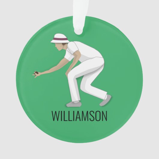 Lawn Bowls Ornament (Vorderseite)