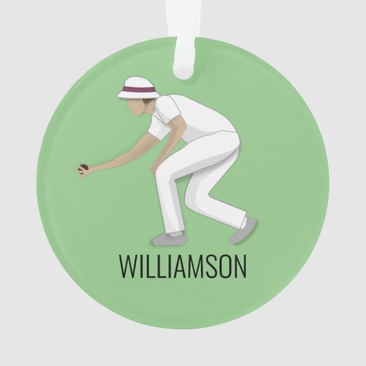 Lawn Bowls Ornament (Rückseite)