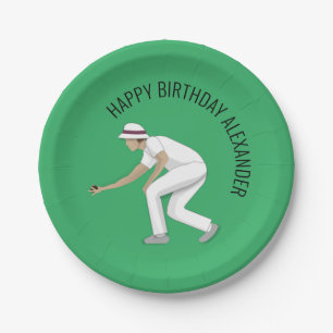 Lawn Bowls Pappteller
