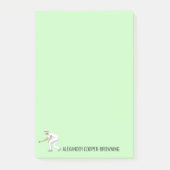 Lawn Bowls Post-it Klebezettel (Vorderseite)