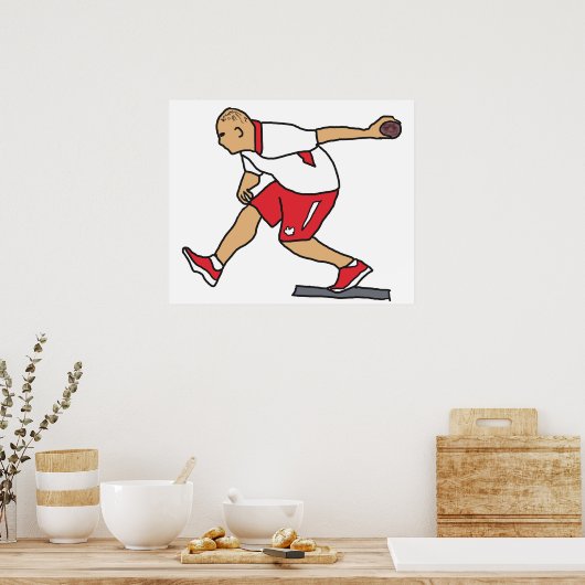 Lawn Bowls Poster (Küche)