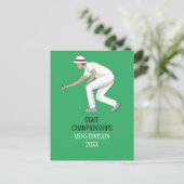 Lawn Bowls Postkarte (Stehend Vorderseite)
