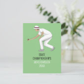 Lawn Bowls Postkarte (Stehend Vorderseite)