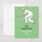 Lawn Bowls Postkarte (Vorne/Hinten)