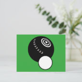 Lawn Bowls Postkarte (Stehend Vorderseite)