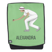 Lawn Bowls Rucksack (Vorderseite)