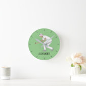 Lawn Bowls Runde Wanduhr (Zuhause)