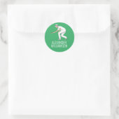 Lawn Bowls Runder Aufkleber (Tasche)