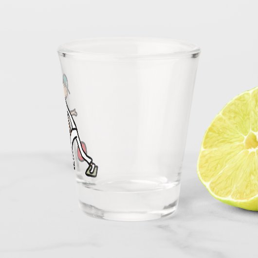 Lawn Bowls Schnapsglas (Rechts)