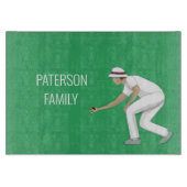 Lawn Bowls Schneidebrett (Vorderseite)