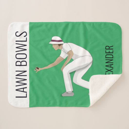 Lawn Bowls Sherpadecke (Vorderseite (Horizontal))