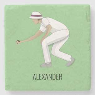 Lawn Bowls Steinuntersetzer