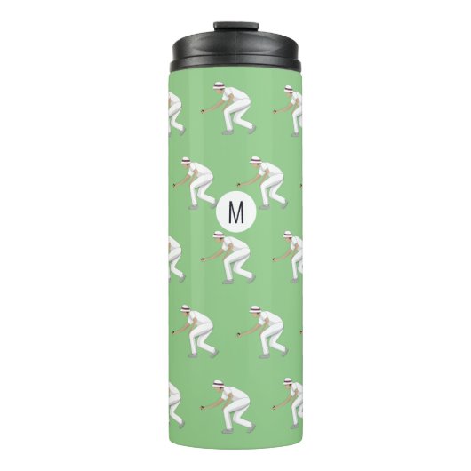 Lawn Bowls Thermosbecher (Vorderseite)
