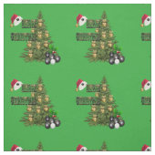 Lawn Bowls Weihnachtsbaum Design, Stoff (Muster)