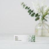 Lawn Business Card Mini Visitenkarte (Stehend Vorderseite)
