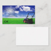 Lawn Care Blue Sky Business Card Visitenkarte (Vorne/Hinten)