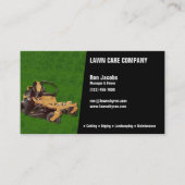 Lawn Care Company Visitenkarte (Vorderseite)