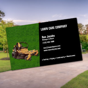 Lawn Care Company Visitenkarte