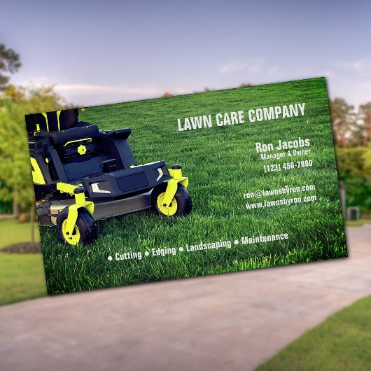 Lawn Care Company Visitenkarte