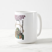 Lawn Care Gladiator T Shirt Kaffeetasse (VorderseiteRechts)