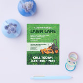 Lawn care grass lawn mower  flyer (Einzeln)