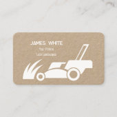 Lawn Care Kraft Visitenkarte (Vorderseite)