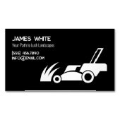 Lawn Care Landscaping Business Card Magnet (Vorderseite)