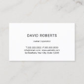 Lawn Care & Landscaping Riding Mower USA Flag Visitenkarte (Rückseite)