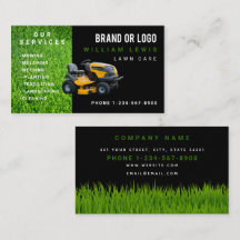 Lawn Care Service Landscaping Mowing Business Logo