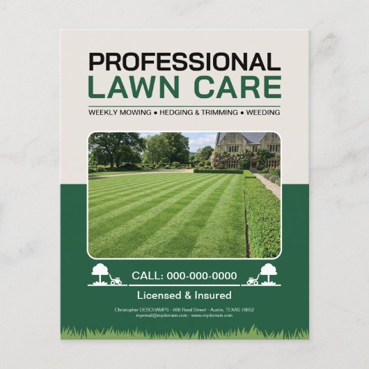 Lawn Care Services Flyer (Vorne)
