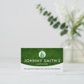 Lawn Care Slogans Business Cards Visitenkarte (Stehend Vorderseite)