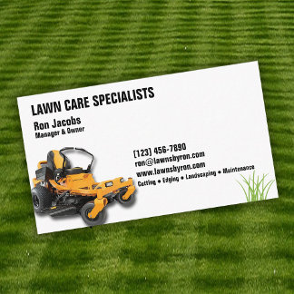 Lawn Care Specialist Visitenkarte