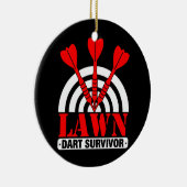 Lawn Dart Survivor Keramik Ornament (Rechts)