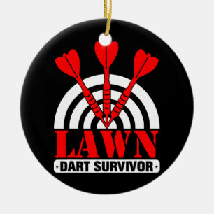 Lawn Dart Survivor Keramik Ornament