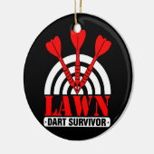 Lawn Dart Survivor Keramik Ornament (Links)