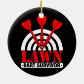 Lawn Dart Survivor Keramik Ornament (Hinten)