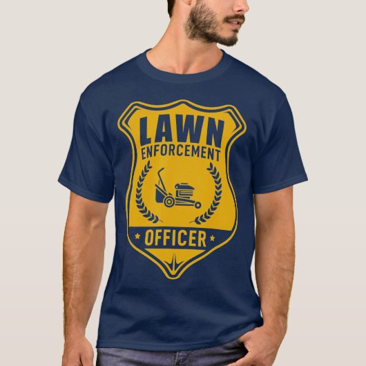Lawn Enforcement Officer Shirt  Gardening Lawn (Vorderseite)