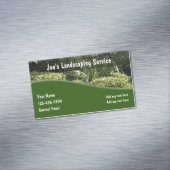 Lawn Landscaping Moderne Visitenkartenmagnete Magnetische Visitenkarte (Beispiel)