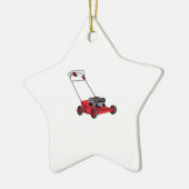 LAWN MOWER KERAMIK ORNAMENT (Links)