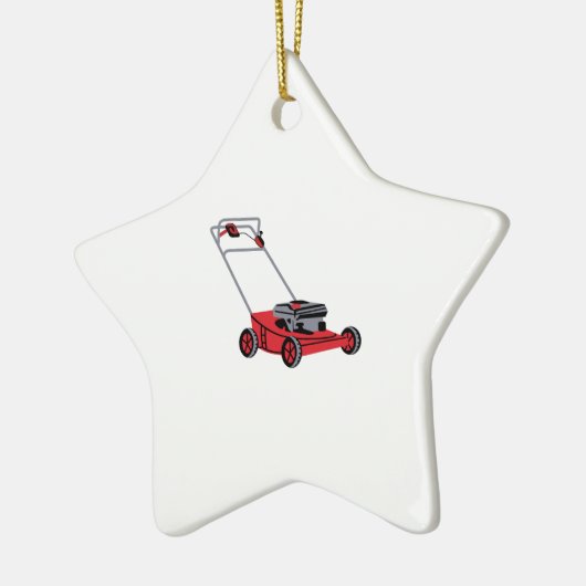 LAWN MOWER KERAMIK ORNAMENT (Links)