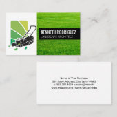 Lawn Mower Landscaping Logo | Grass Visitenkarte (Vorne/Hinten)
