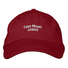 'Lawn Mower Legend' Grandpa, Dad, Funny Gift  Bestickte Baseballkappe