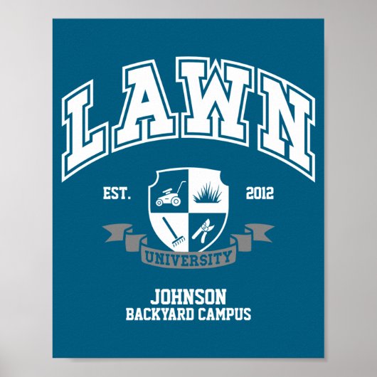 Lawn Mowing Funny Yard Work For Dad Grandpa _1  Poster (Vorne)