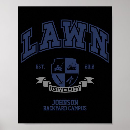 Lawn Mowing Funny Yard Work For Dad Grandpa  Poster (Vorne)