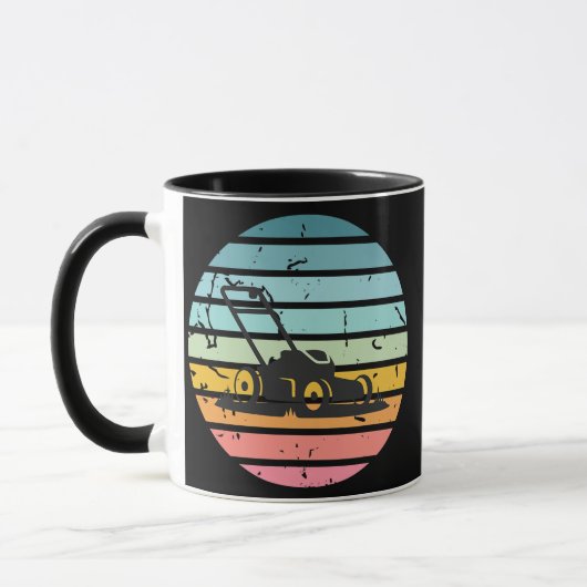 Lawn Mowing Gift Tasse