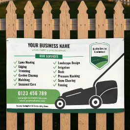 Lawn Mowing & Landscaping Business Marketing Banner