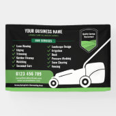 Lawn Mowing & Landscaping Business Marketing Banner (Horizontal)