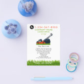 Lawn Mowing Landscaping Garden Lawn Care Modern Flyer (Einzeln)