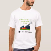 Lawn Mowing Landscaping Garden Lawn Care T-Shirt (Vorderseite)