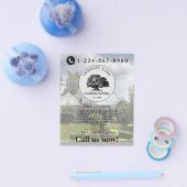 Lawn Mowing Landscaping Garden Lawn Care Tree Flyer (Einzeln)